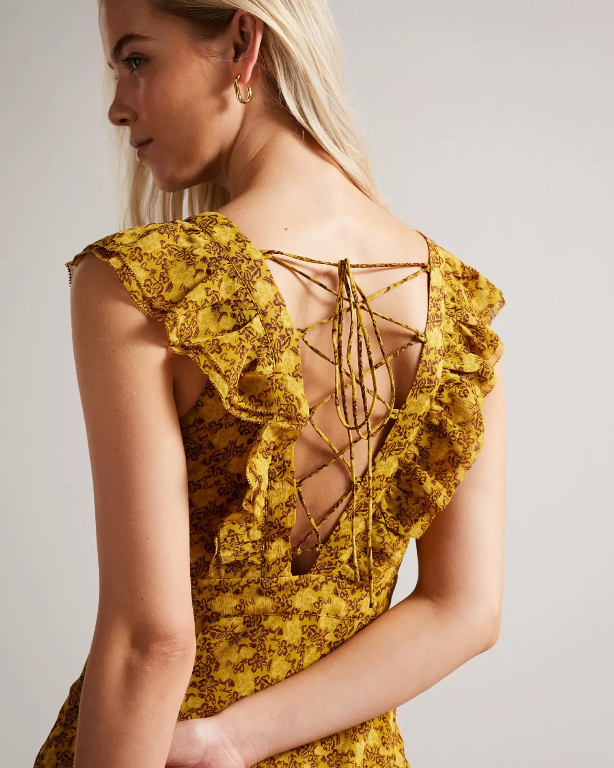 Ted Baker Azanthi Medium Yellow Online