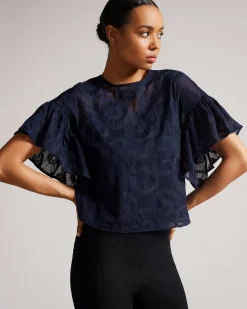 Ted Baker Brionni Dark Navy New