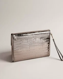 Ted Baker Crocey Gunmetal Clearance