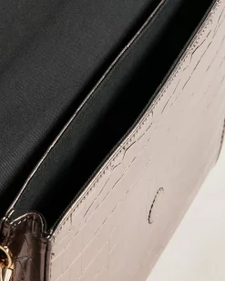 Ted Baker Crocey Gunmetal Clearance