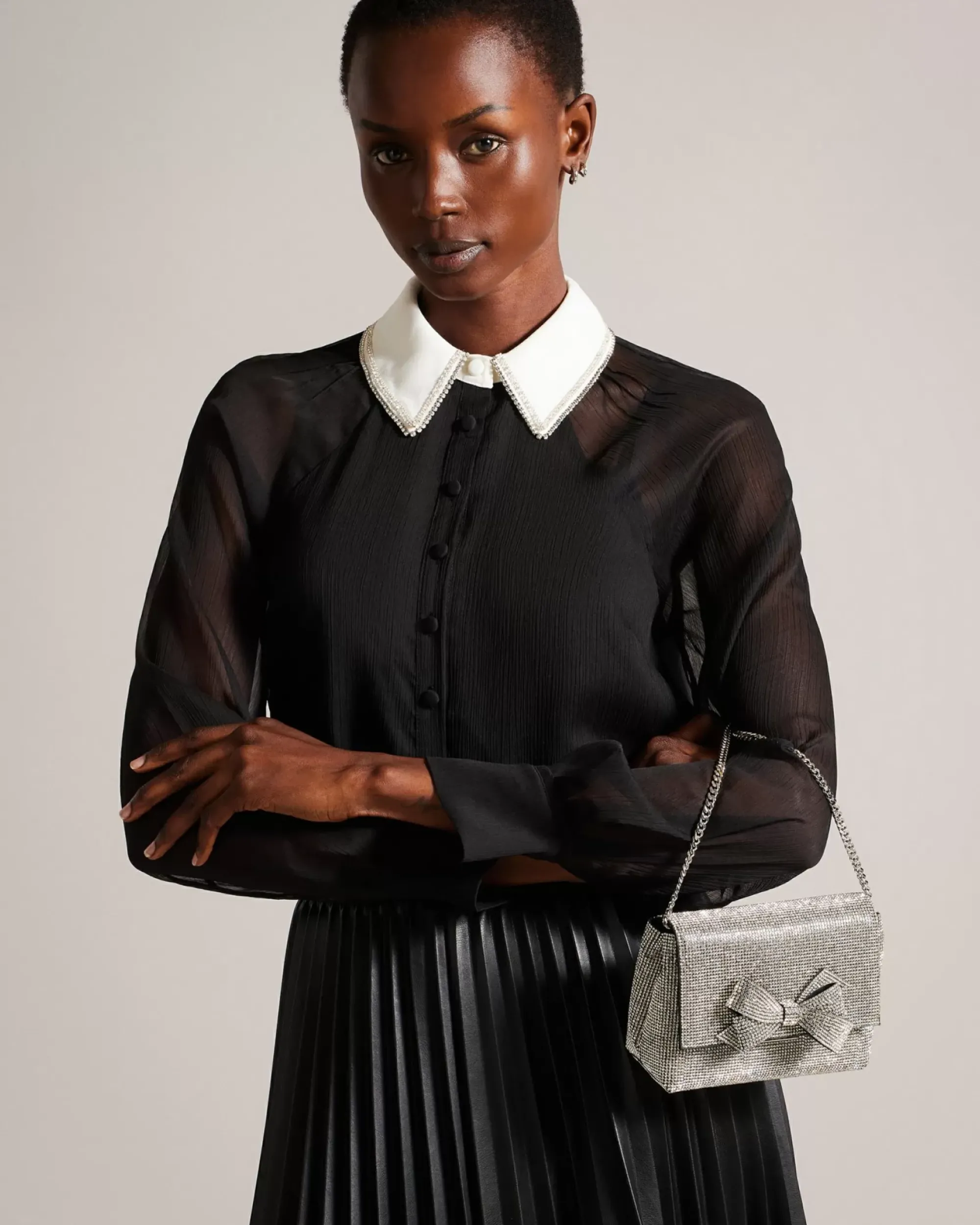 Ted Baker Cryzta Silver Sale