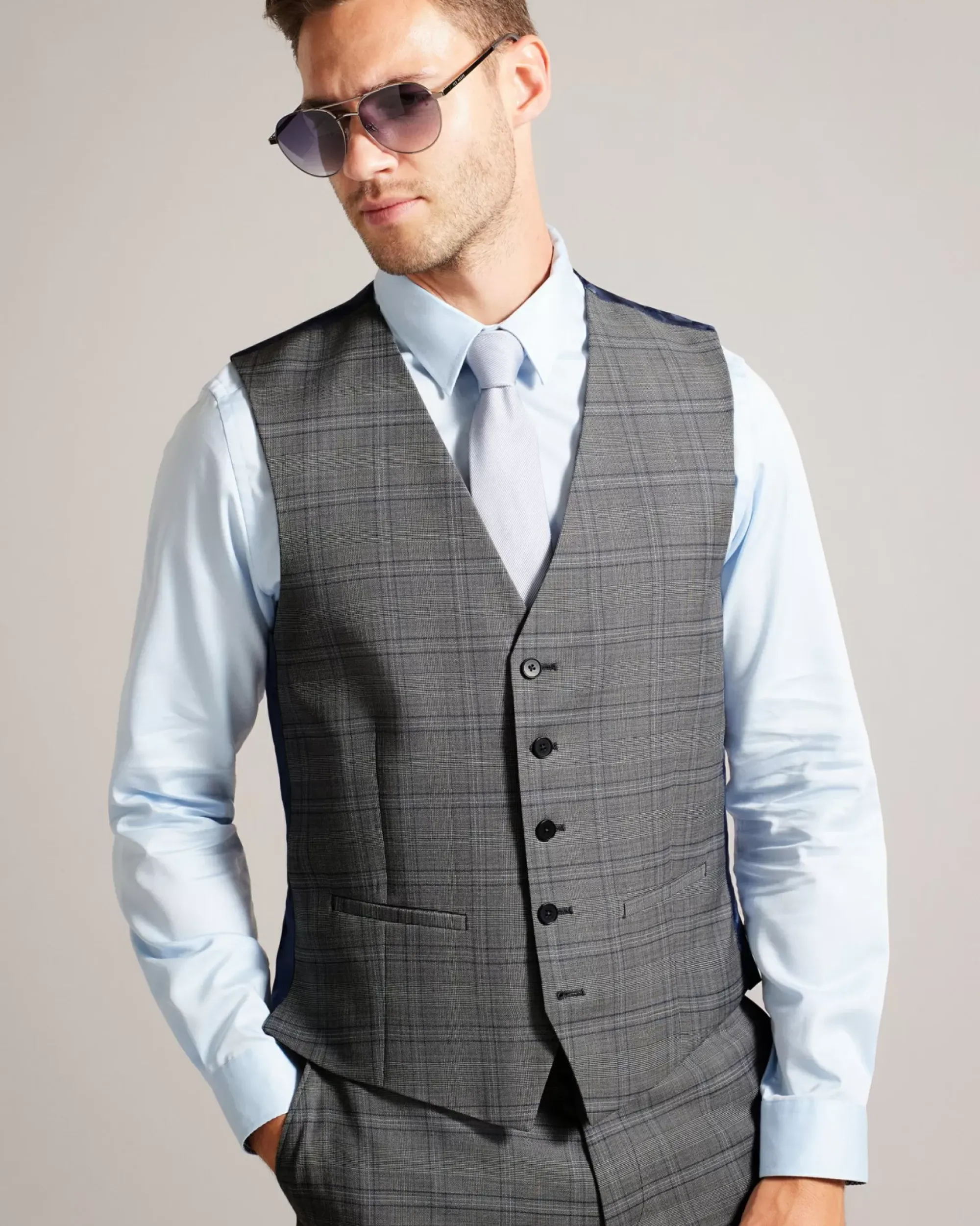 Ted Baker Culborw Grey Clearance