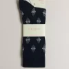 Ted Baker Drenchd Navy Outlet