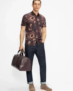 Ted Baker Fidick Oxblood Clearance
