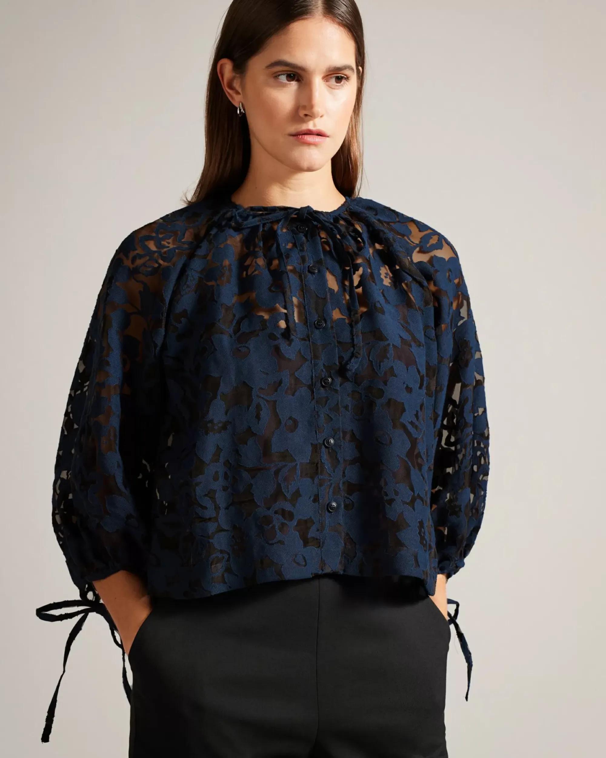 Ted Baker Gillou Dark Blue New