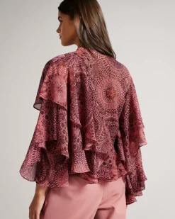 Ted Baker Isauna Dark Red Best