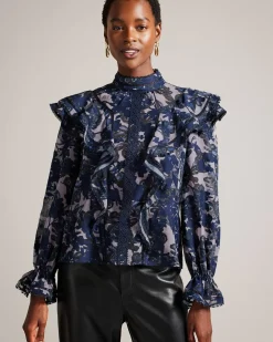 Ted Baker Kiraaa Medium Blue Discount