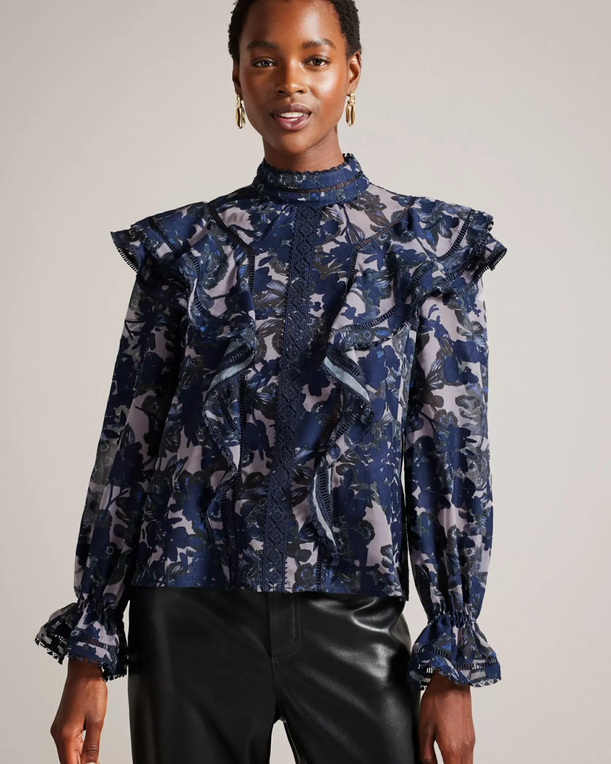 Ted Baker Kiraaa Medium Blue Discount