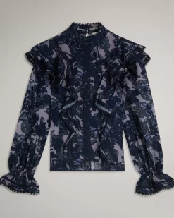 Ted Baker Kiraaa Medium Blue Discount