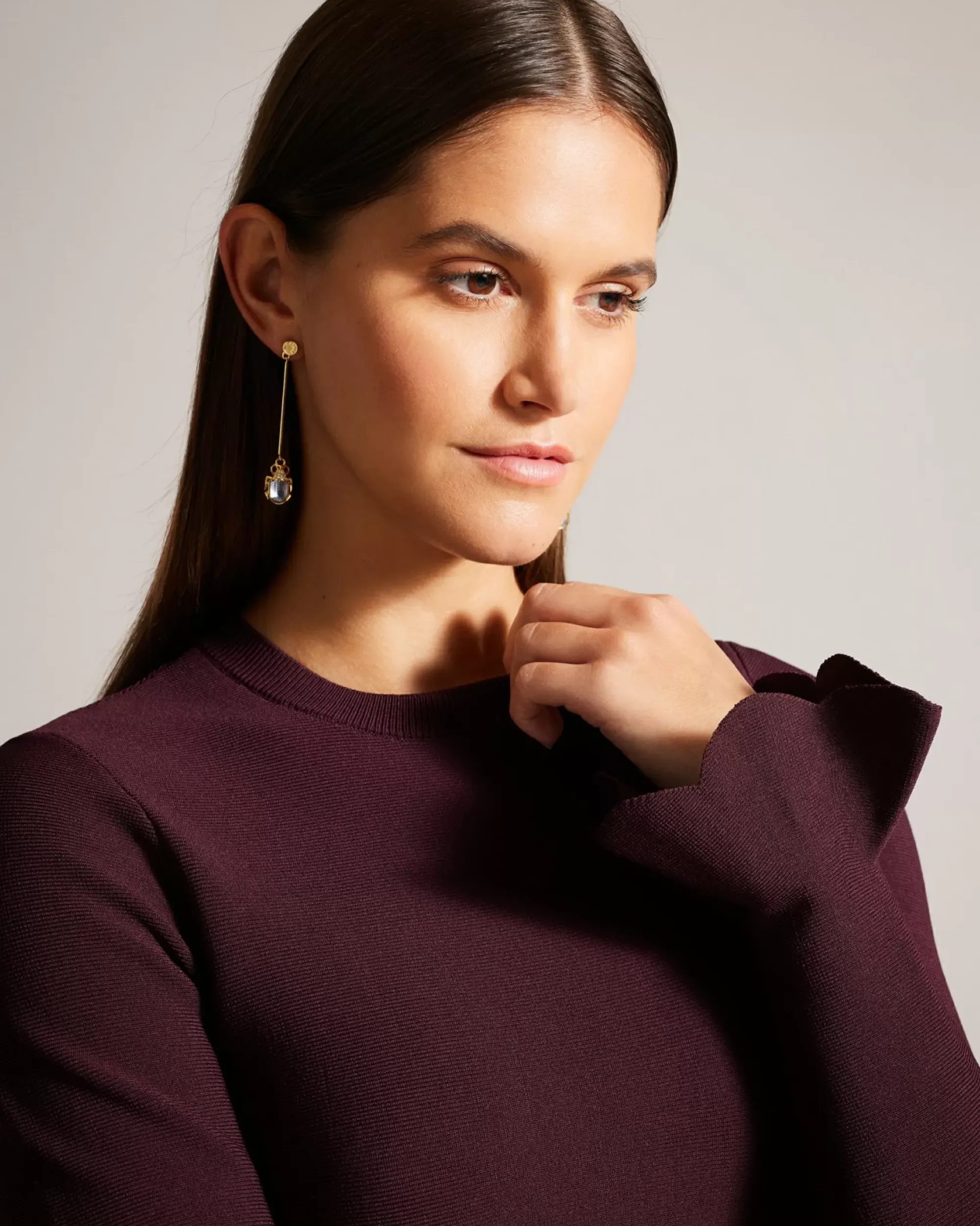 Ted Baker Lillyyy Dark Red Outlet