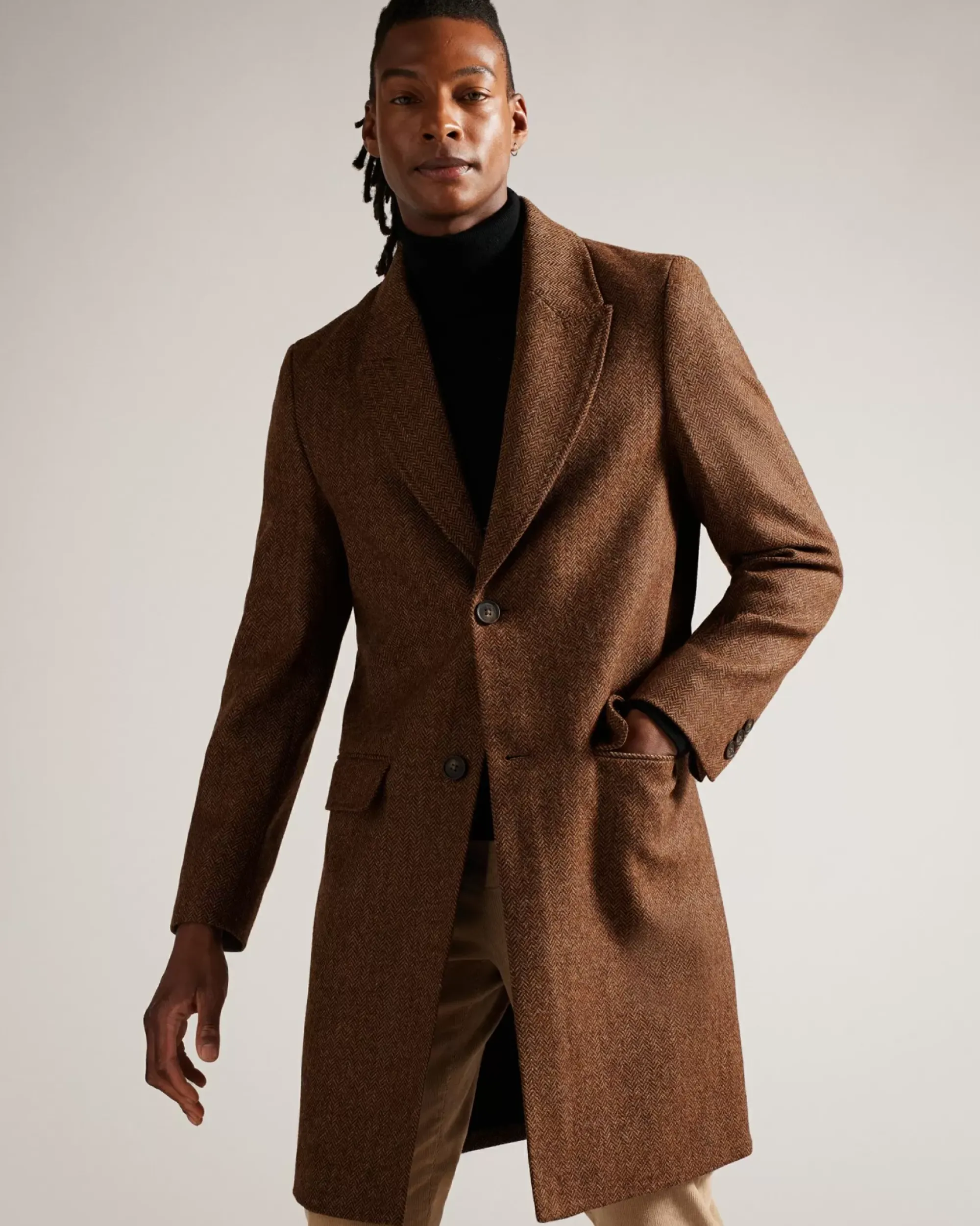 Ted Baker Raywood Dark Tan New