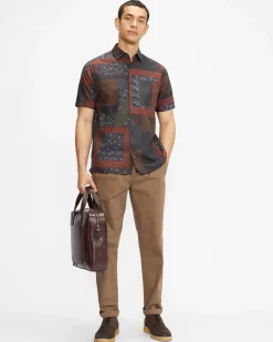 Ted Baker Strath Oxblood Hot