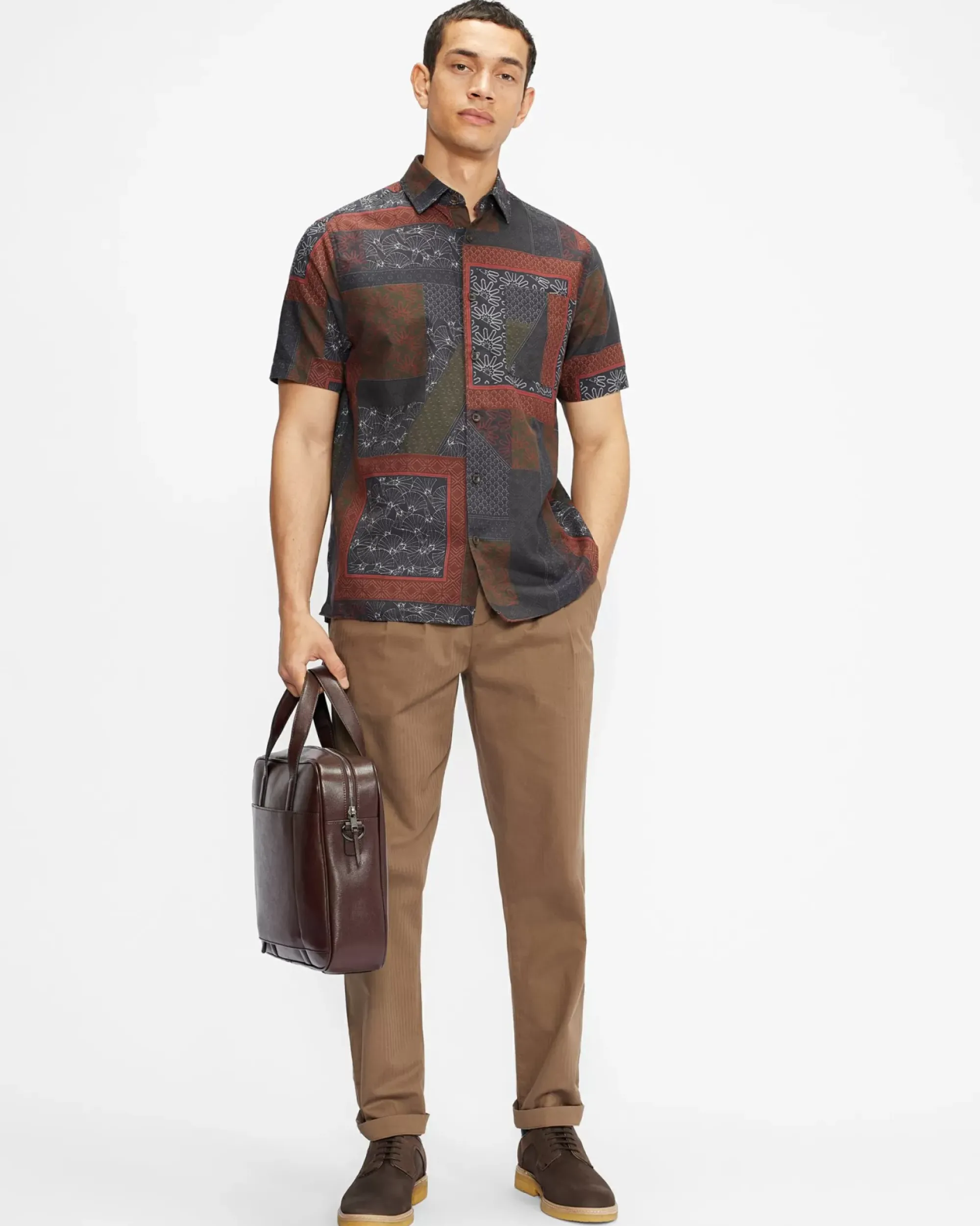 Ted Baker Strath Oxblood Hot