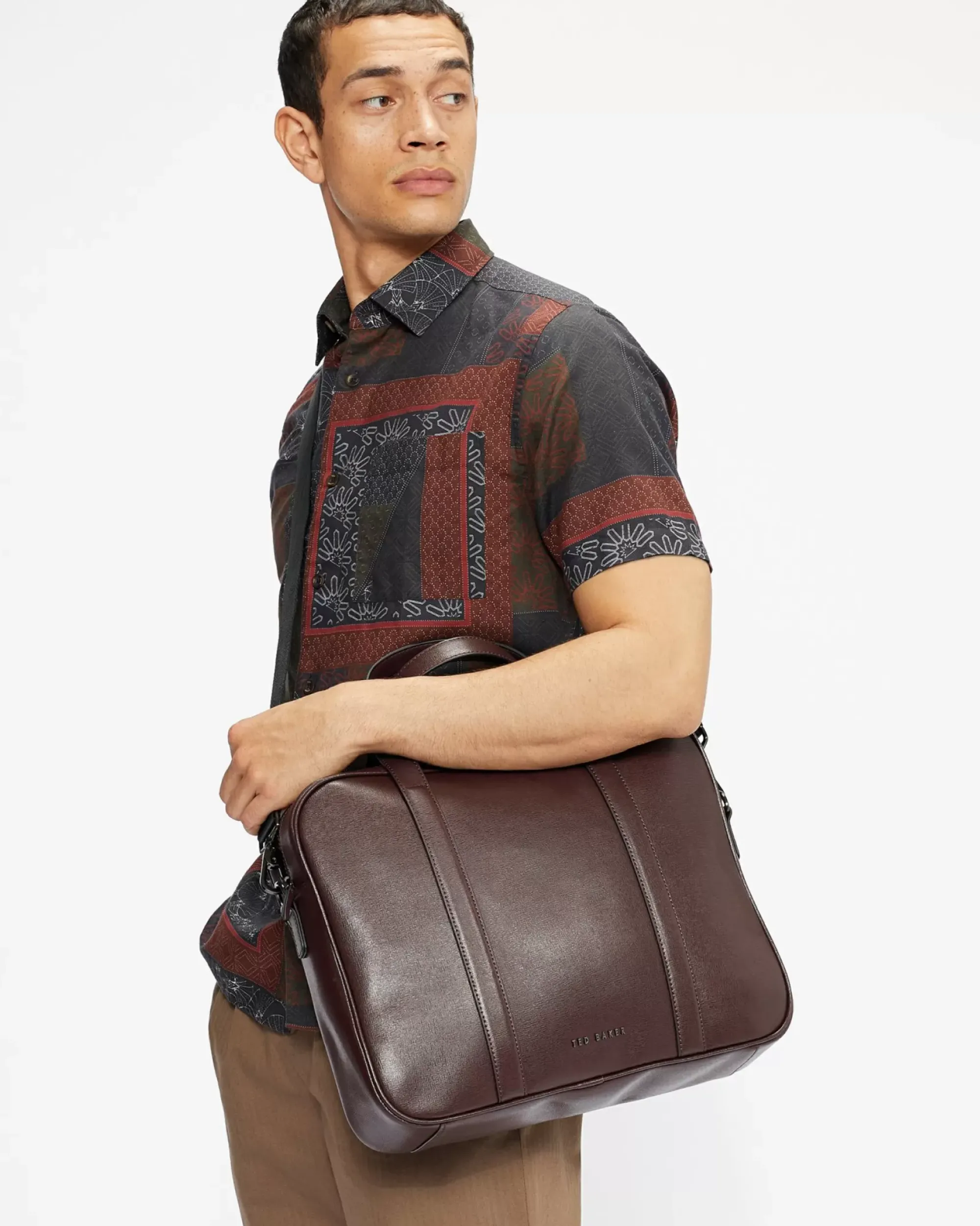Ted Baker Strath Oxblood Hot