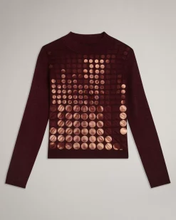 Ted Baker Yivonne Oxblood Sale